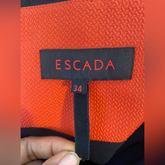 ESCADA Chic Black and Red Button Down Top Size UK 34 or US 8 - Picture 3 of 9